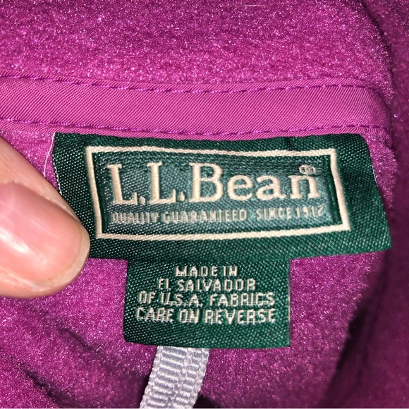 Ll Bean ladies fleece sweater size medium - Picture 6 of 7